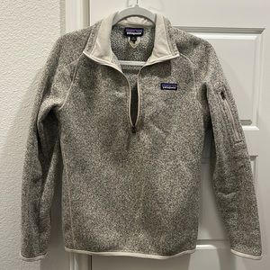 Patagonia Half Zip Beige Size Medium